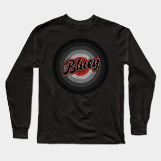 Bluey _ Black Vintage Long Sleeve T-Shirt